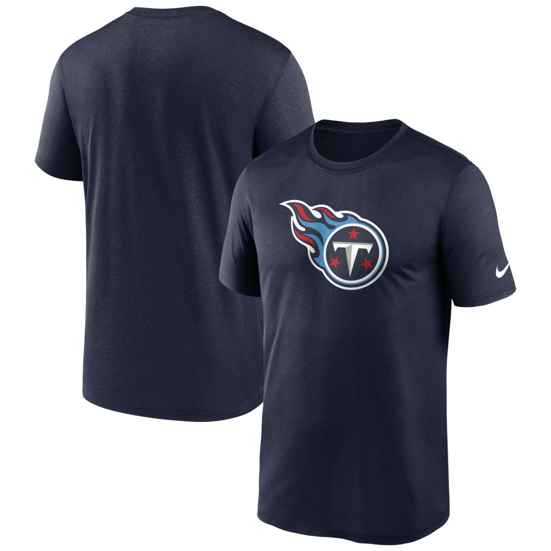 Tennessee Titans Primetime Legend Logo Performance T-Shirt - Navy - Nike