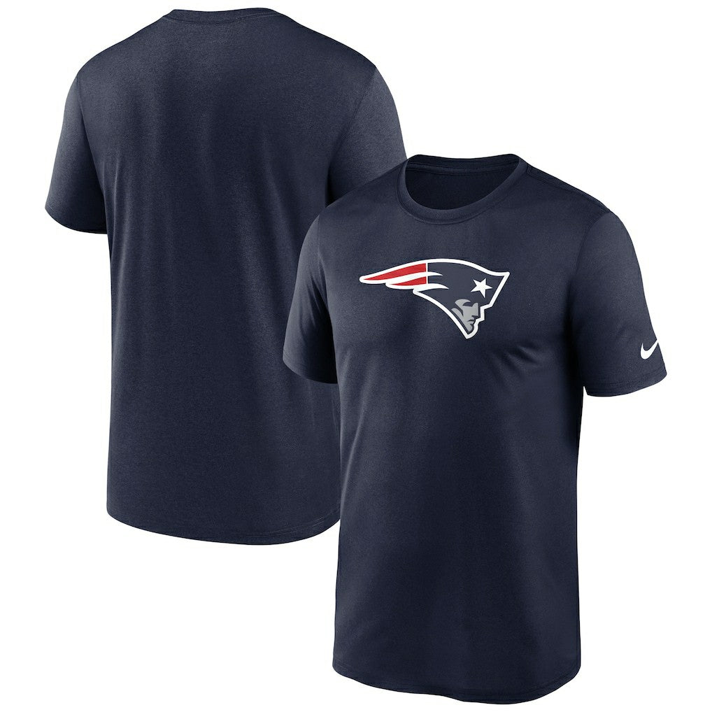 New England Patriots Primetime Legend Logo Performance T-Shirt - Navy - Nike