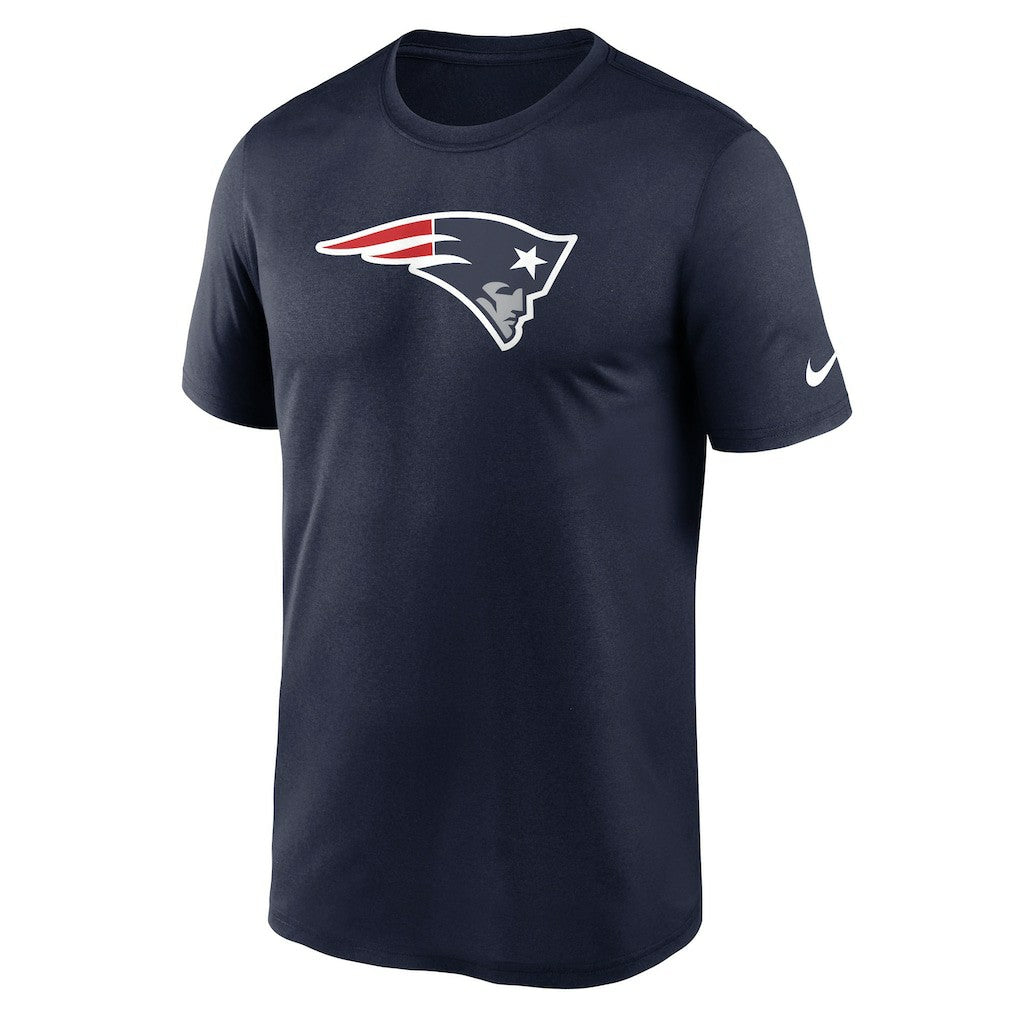 New England Patriots Primetime Legend Logo Performance T-Shirt - Navy - Nike