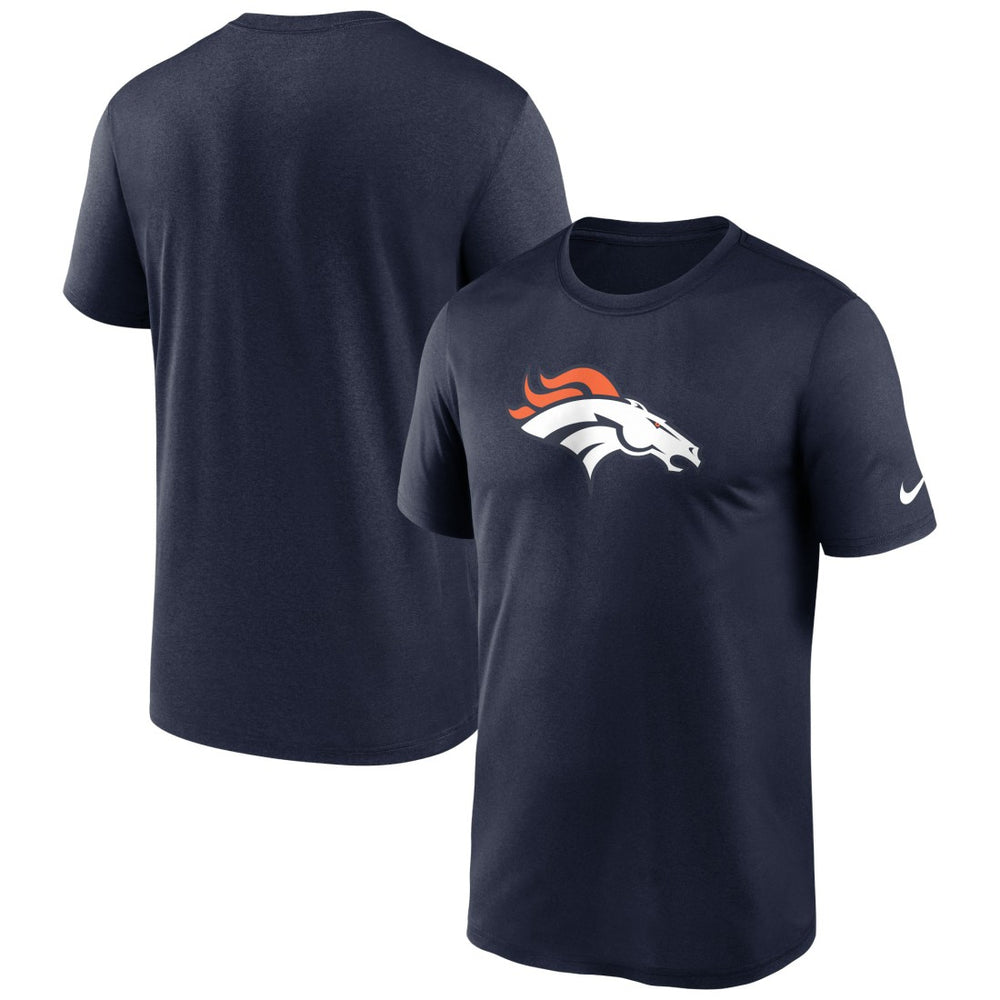 Denver Broncos Primetime Legend Logo Performance T-Shirt - Navy - Nike