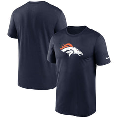 Denver Broncos Primetime Legend Logo Performance T-Shirt - Navy - Nike