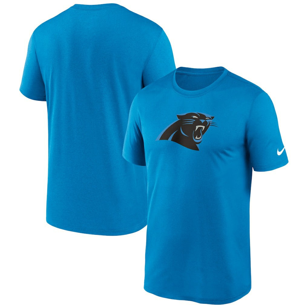 Carolina Panthers Primetime Legend Logo Performance T-Shirt - Blue - Nike