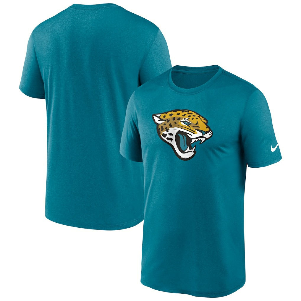 Jacksonville Jaguars Primetime Legend Logo Performance T-Shirt - Teal - Nike