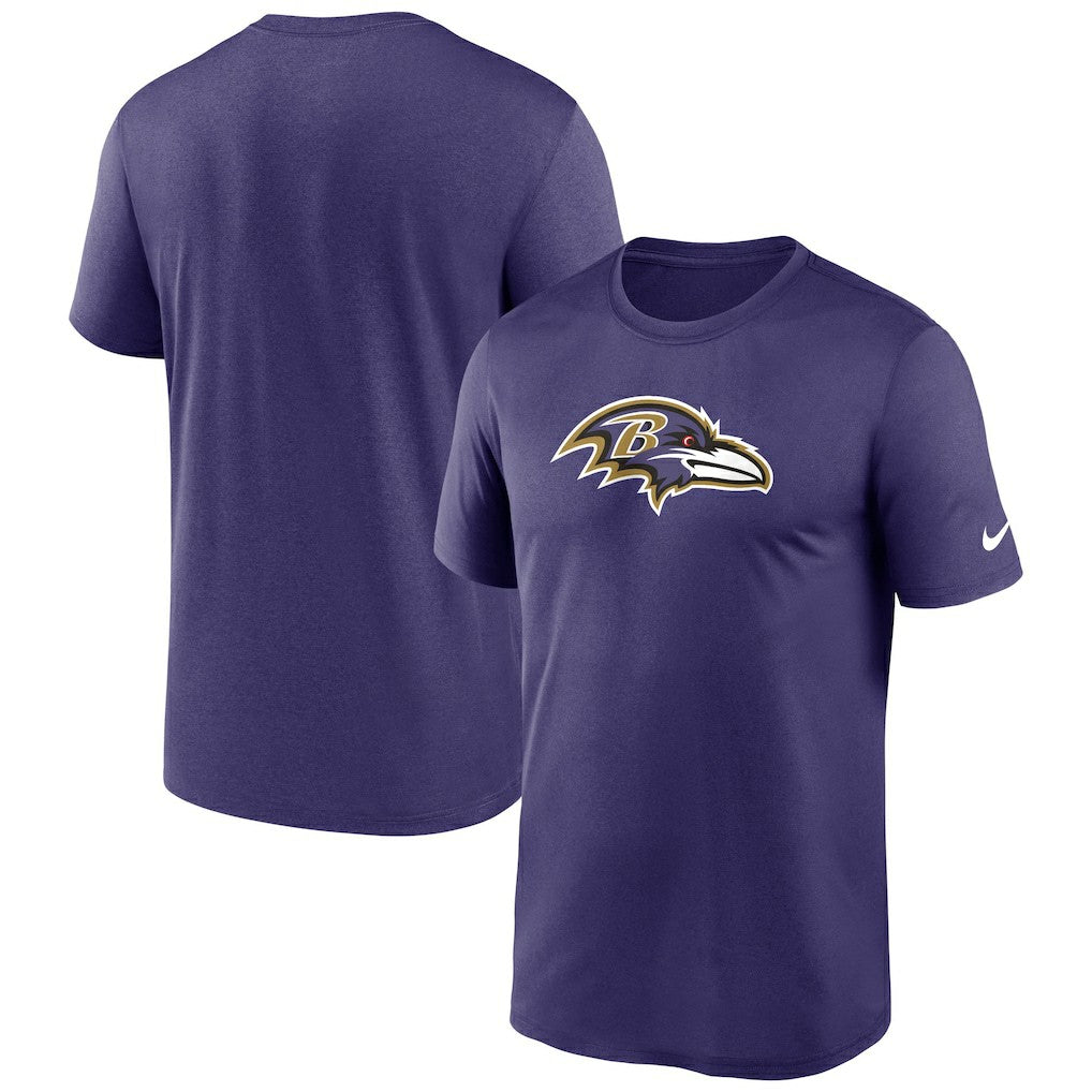 Baltimore Ravens Primetime Legend Logo Performance T-Shirt - Purple - Nike