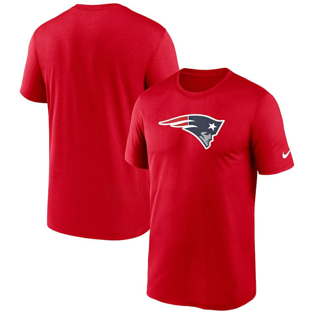 New England Patriots Primetime Legend Logo Performance T-Shirt - Red - Nike