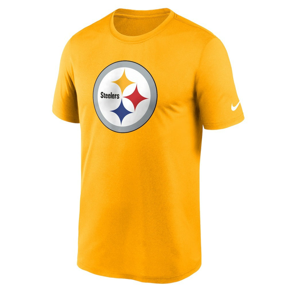 Pittsburgh Steelers Primetime Legend Logo Performance T-Shirt - Gold - Nike