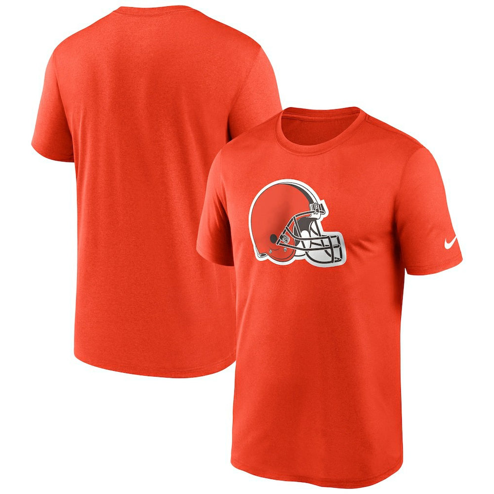 Cleveland Browns Primetime Legend Logo Performance T-Shirt - Orange - Nike
