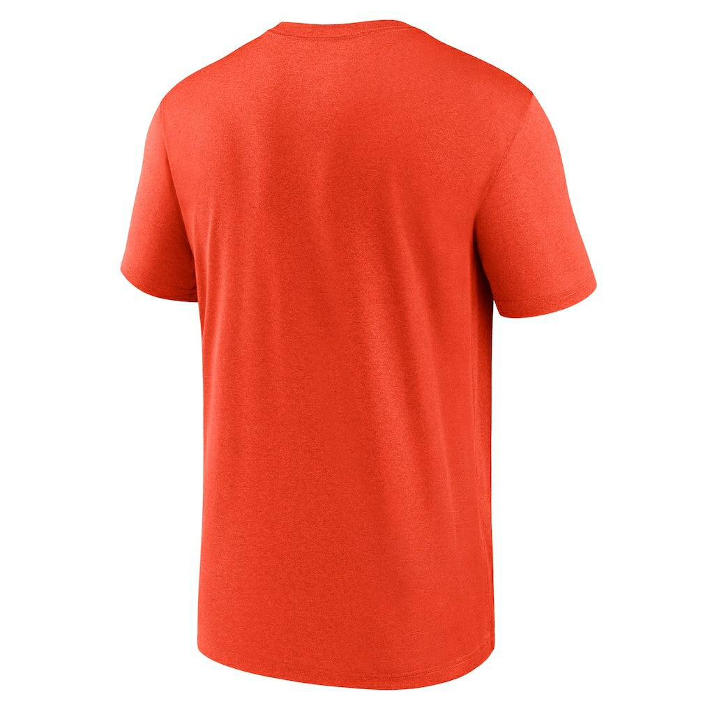 Cleveland Browns Primetime Legend Logo Performance T-Shirt - Orange - Nike