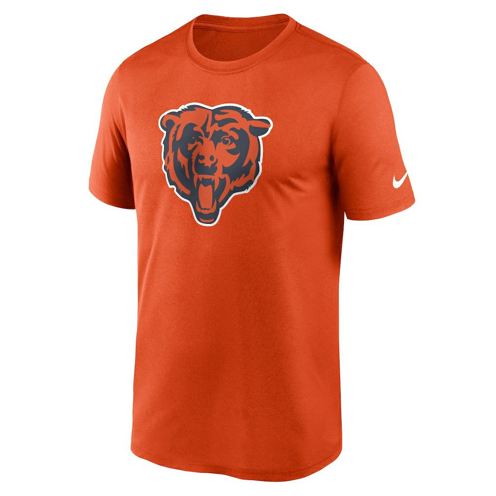 Chicago Bears Primetime Legend Logo Performance T-Shirt - Orange - Nike