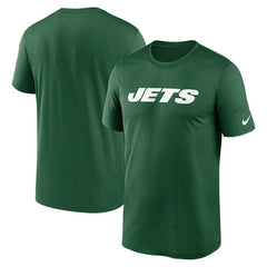 New York Jets Legend Wordmark Performance T-Shirt - Green - Nike