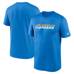 Los Angeles Chargers Legend Wordmark Performance T-Shirt - Powder Blue - Nike