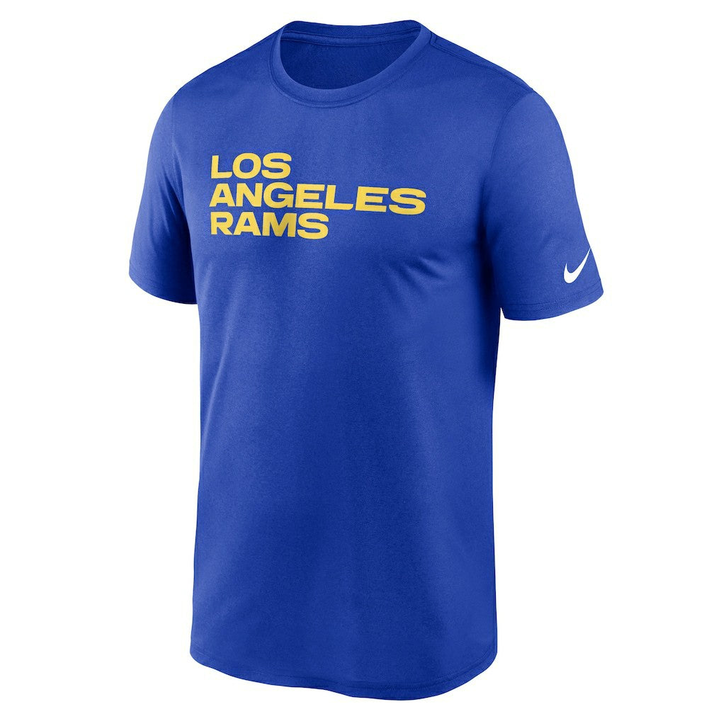 Los Angeles Rams Legend Wordmark Performance T-Shirt - Royal - Nike