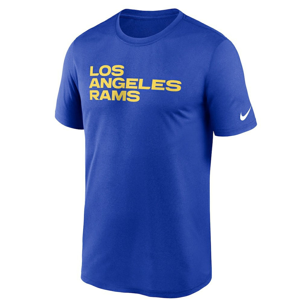 Los Angeles Rams Legend Wordmark Performance T-Shirt - Royal - Nike