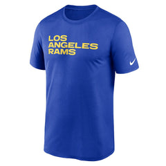 Los Angeles Rams Legend Wordmark Performance T-Shirt - Royal - Nike