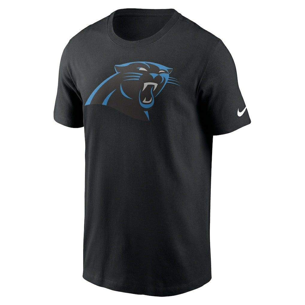 Carolina Panthers Primetime Logo Essential T-Shirt - Black - Nike