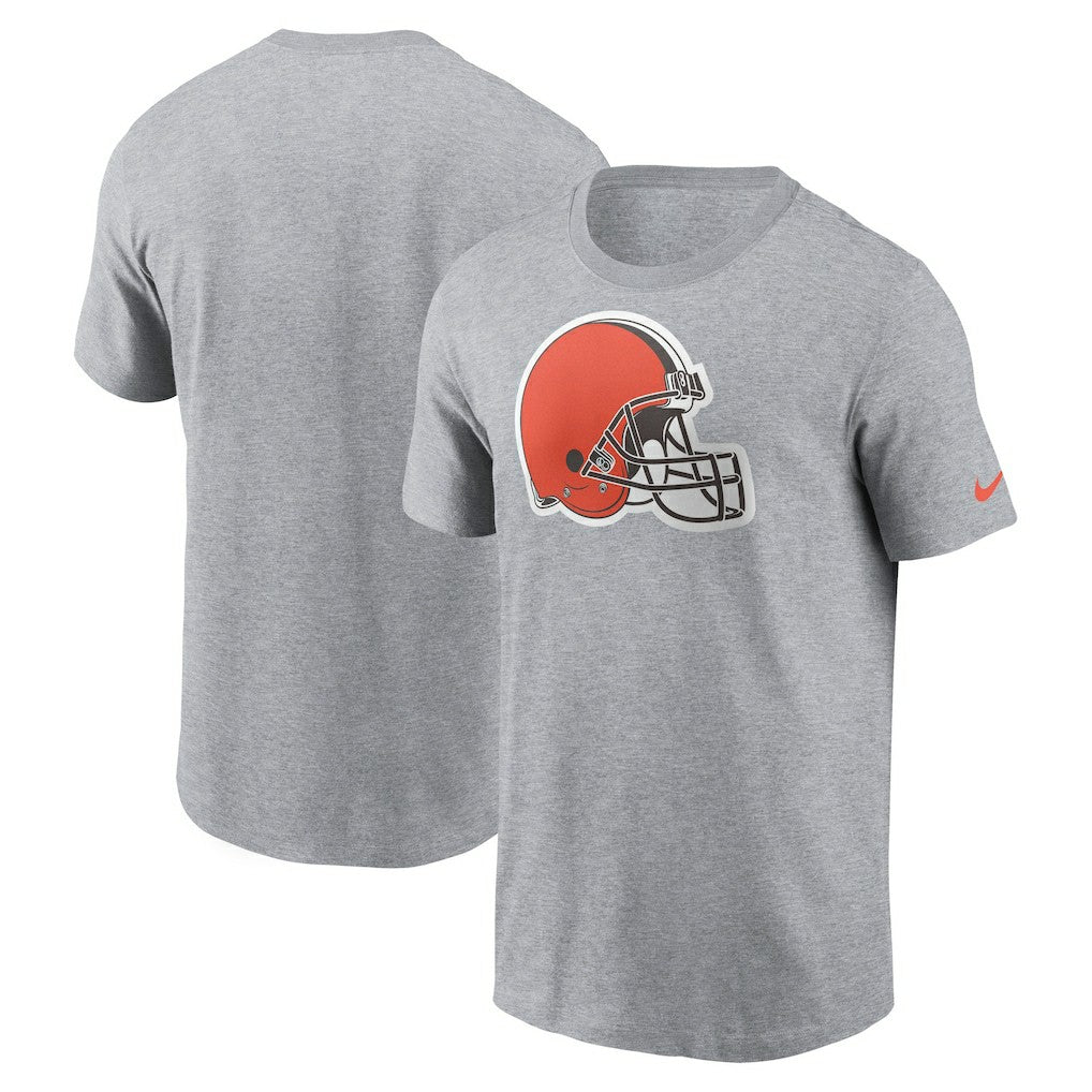 Cleveland Browns Logo Essential T-Shirt - Gray - Nike