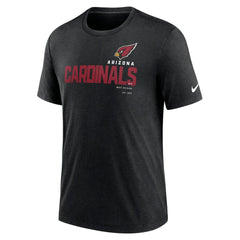 Arizona Cardinals Team Tri-Blend T-Shirt - Heather Black - Nike