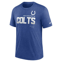Indianapolis Colts Team Tri-Blend T-Shirt - Heather Royal - Nike