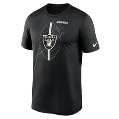 Las Vegas Raiders Big & Tall Legend Icon Performance T-Shirt - Black - Nike