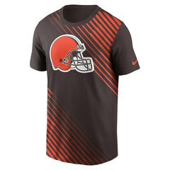 Cleveland Browns Yard Line Fashion Asbury T-Shirt - Brown - Nike