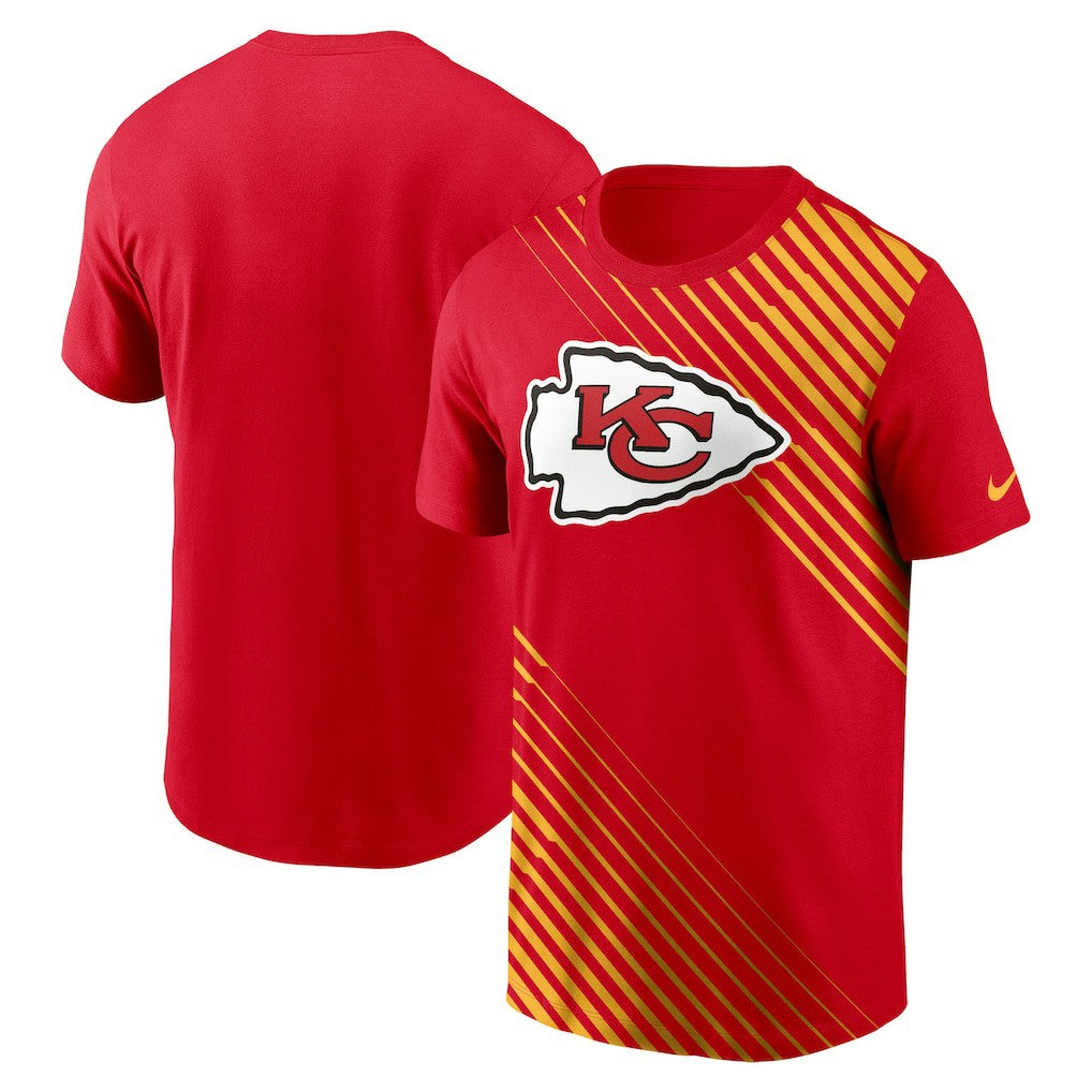 Kansas City Chiefs Yard Line Fashion Asbury T-Shirt - Red - Nike
