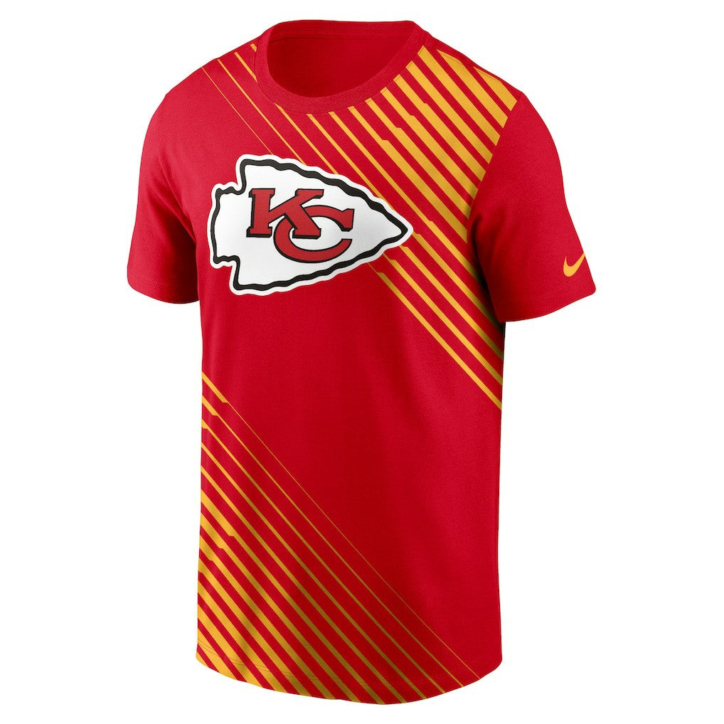 Kansas City Chiefs Yard Line Fashion Asbury T-Shirt - Red - Nike