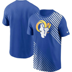 Los Angeles Rams Yard Line Fashion Asbury T-Shirt - Royal - Nike