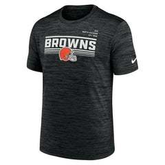 Cleveland Browns Yardline Velocity Performance T-Shirt - Anthracite - Nike