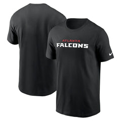 Atlanta Falcons Team Wordmark Essential T-Shirt - Black - Nike