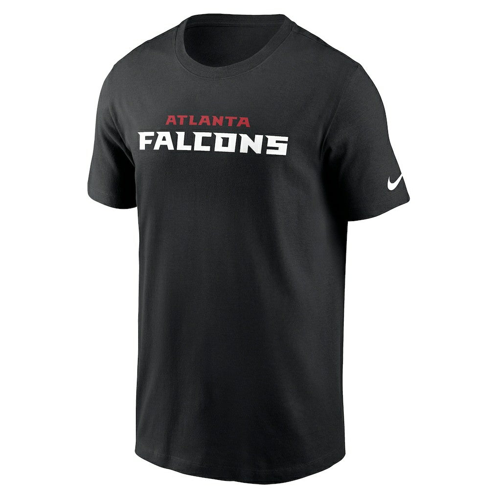 Atlanta Falcons Team Wordmark Essential T-Shirt - Black - Nike