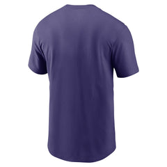Baltimore Ravens Team Wordmark Essential T-Shirt - Purple - Nike