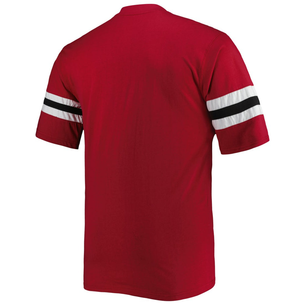 Tampa Bay Buccaneers Big & Tall Arm Stripe T-Shirt - Red - NFL