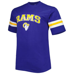 Los Angeles Rams Big & Tall Arm Stripe T-Shirt - Royal - NFL
