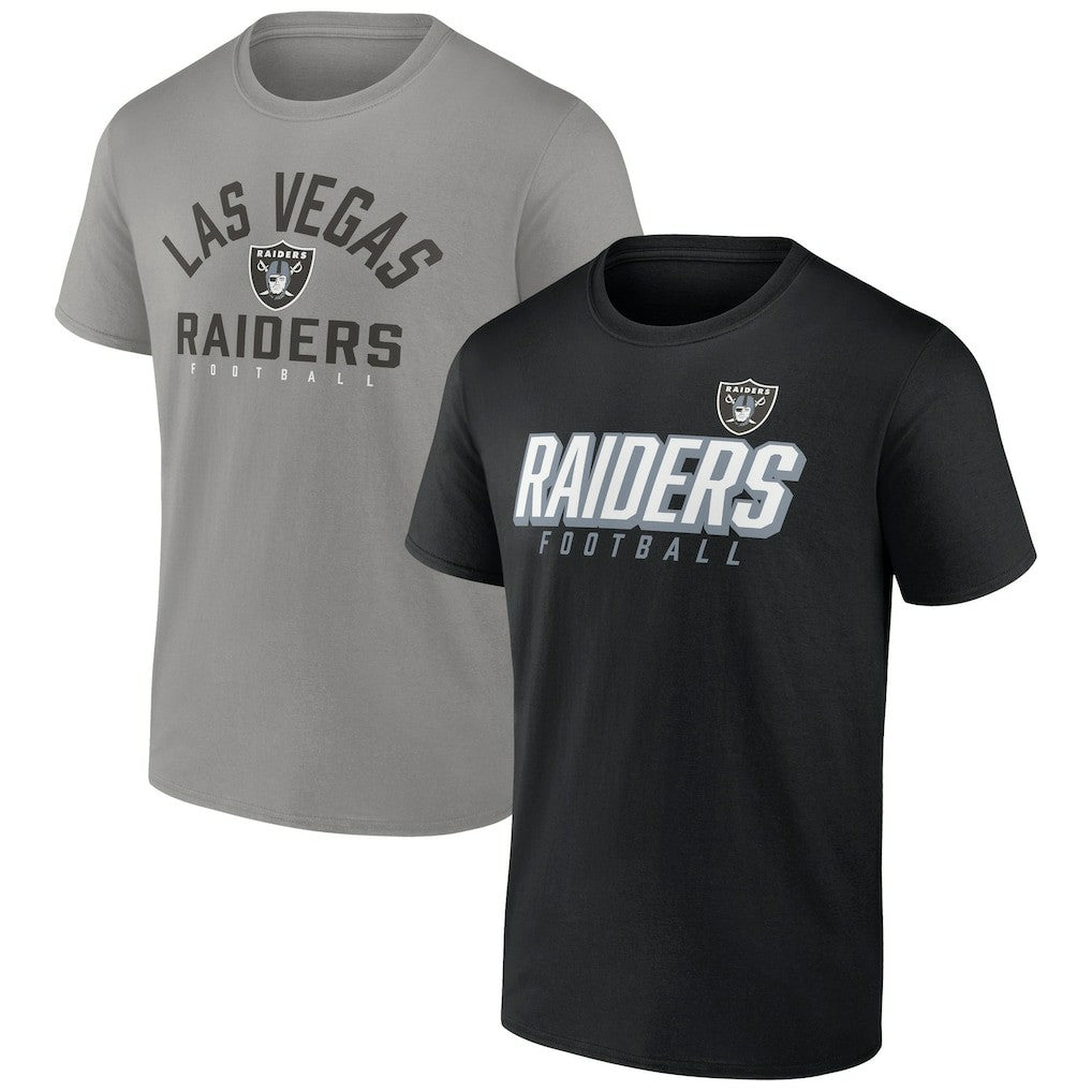 Las Vegas Raiders Player Pack T-Shirt Combo Set - Black/Silver - Fanatics
