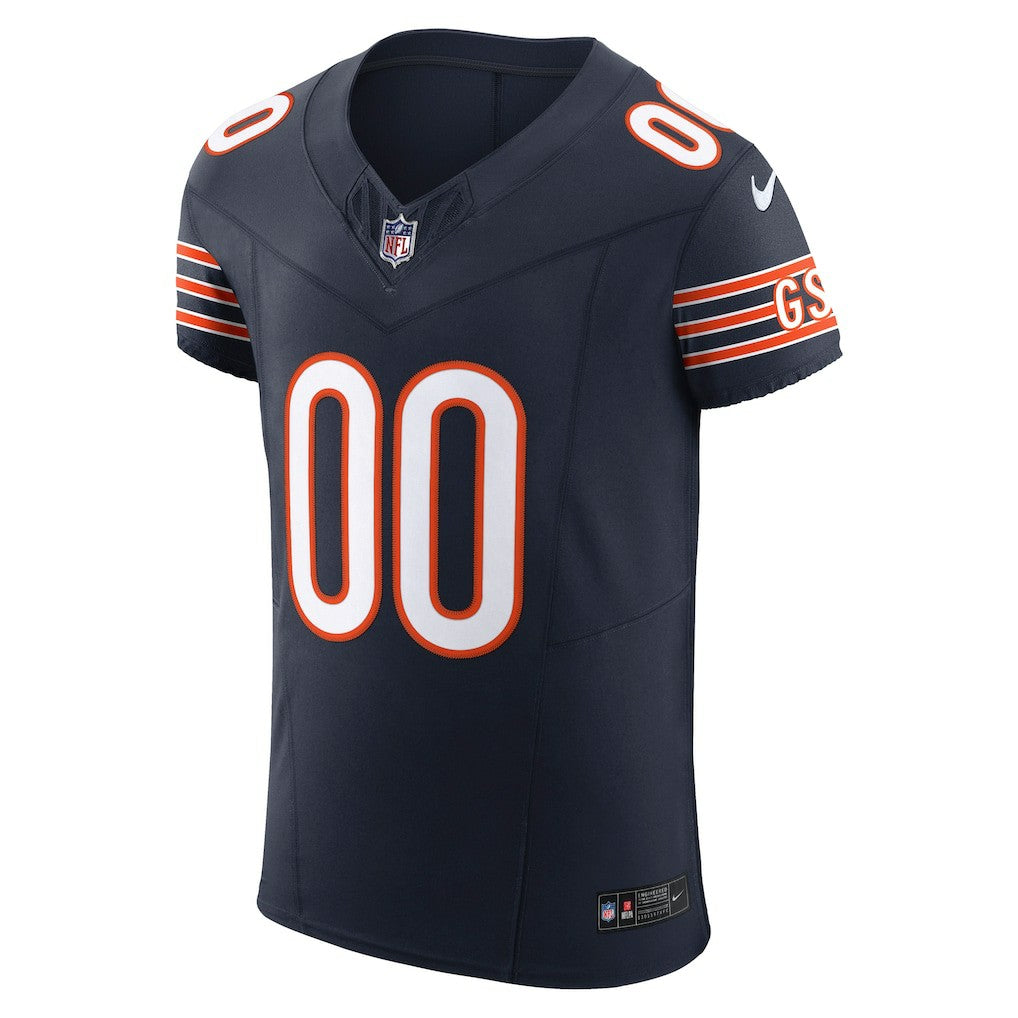 Chicago Bears Vapor F.U.S.E. Elite Custom Jersey - Navy - Nike