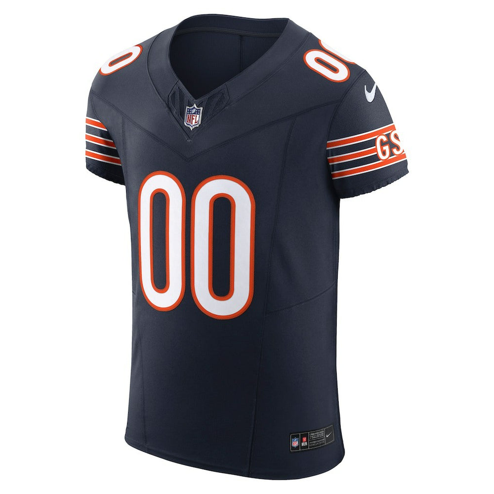 Chicago Bears Vapor F.U.S.E. Elite Custom Jersey - Navy - Nike