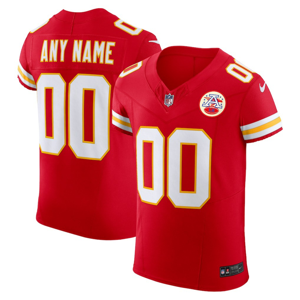 Kansas City Chiefs Vapor F.U.S.E. Elite Custom Jersey - Red - Nike
