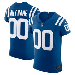 Indianapolis Colts Vapor F.U.S.E. Elite Custom Jersey - Royal - Nike