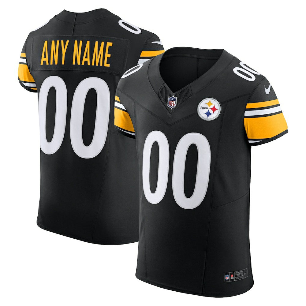 Pittsburgh Steelers Vapor F.U.S.E. Elite Custom Jersey - Black - Nike