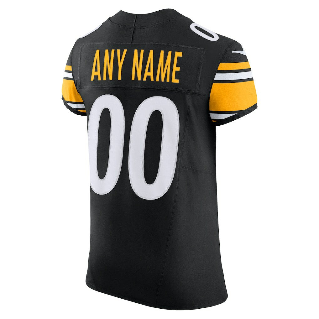 Pittsburgh Steelers Vapor F.U.S.E. Elite Custom Jersey - Black - Nike