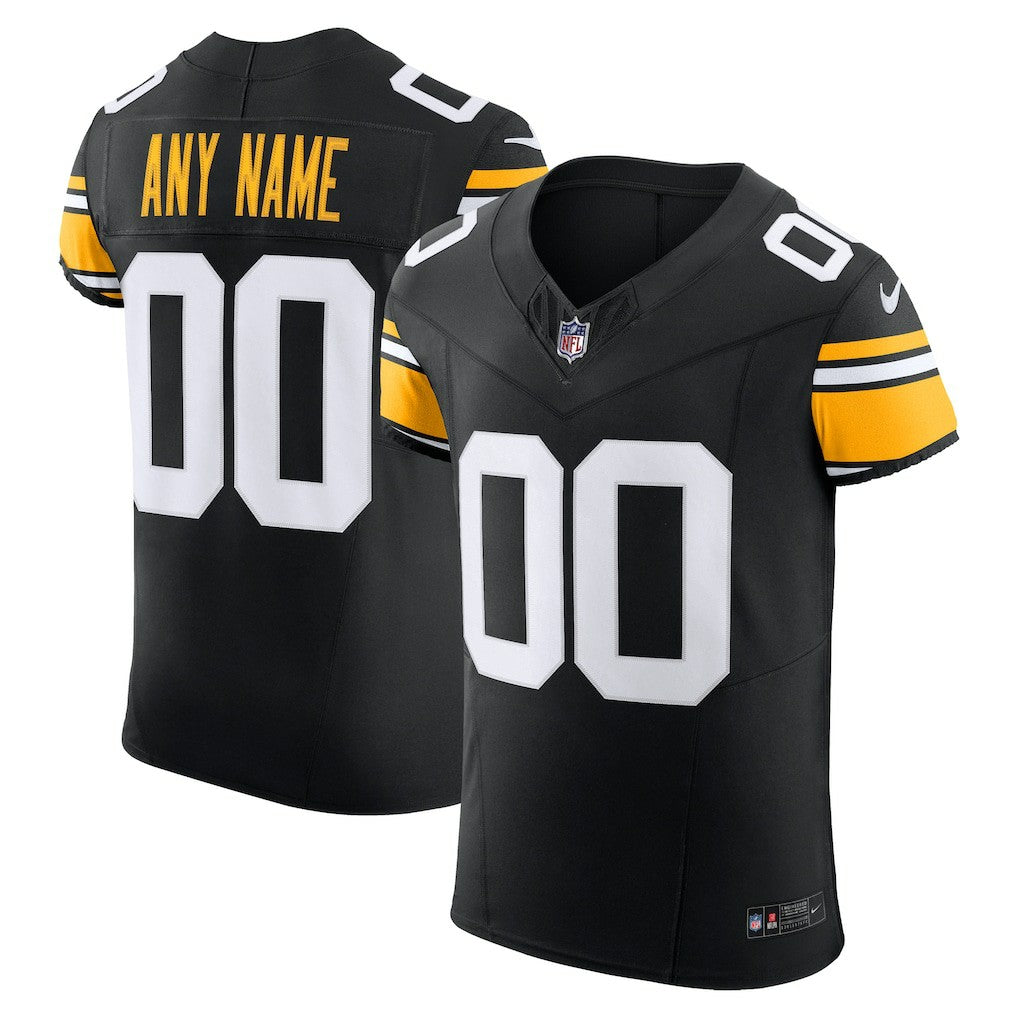 Pittsburgh Steelers Vapor F.U.S.E. Elite Custom Jersey - Black - Nike