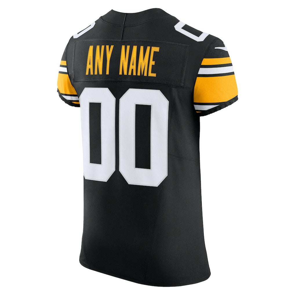 Pittsburgh Steelers Vapor F.U.S.E. Elite Custom Jersey - Black - Nike