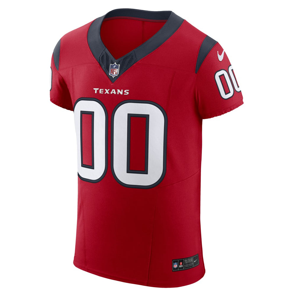 Houston Texans Alternate Vapor F.U.S.E. Elite Custom Jersey - Red - Nike