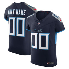 Tennessee Titans Vapor F.U.S.E. Elite Custom Jersey - Navy - Nike