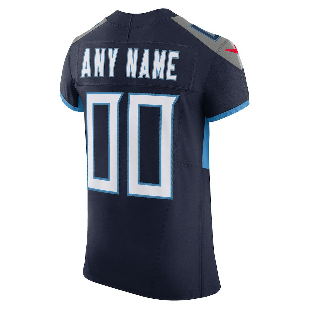 Tennessee Titans Vapor F.U.S.E. Elite Custom Jersey - Navy - Nike