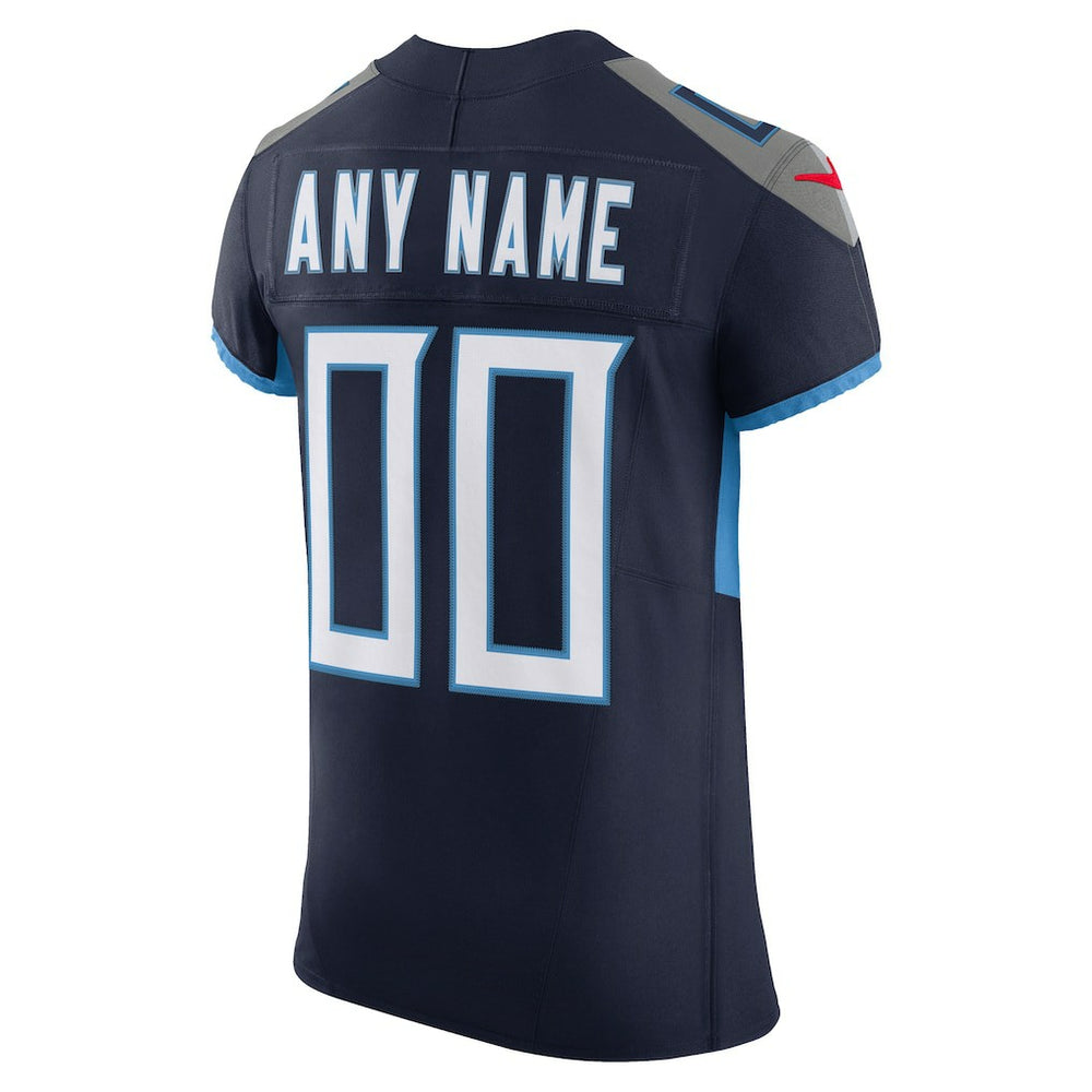 Tennessee Titans Vapor F.U.S.E. Elite Custom Jersey - Navy - Nike