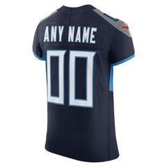 Tennessee Titans Vapor F.U.S.E. Elite Custom Jersey - Navy - Nike