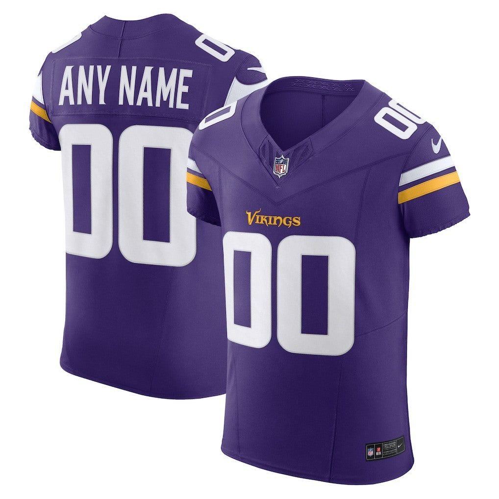 Minnesota Vikings Vapor F.U.S.E. Elite Custom Jersey - Purple - Nike