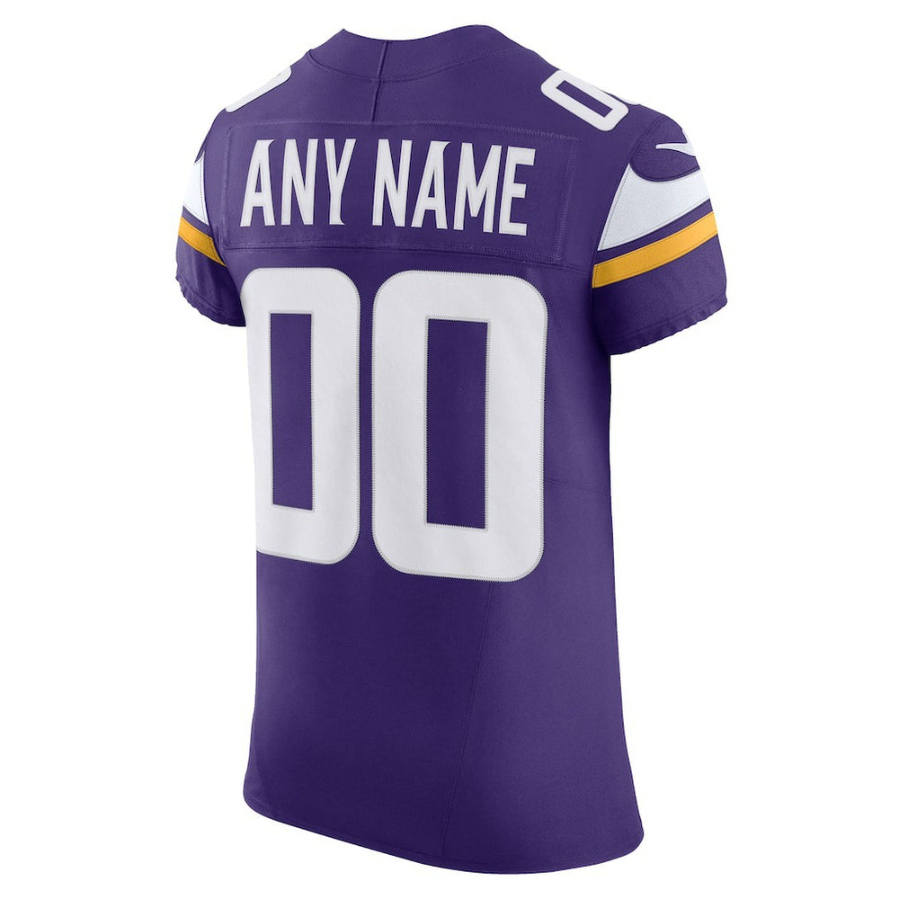 Minnesota Vikings Vapor F.U.S.E. Elite Custom Jersey - Purple - Nike