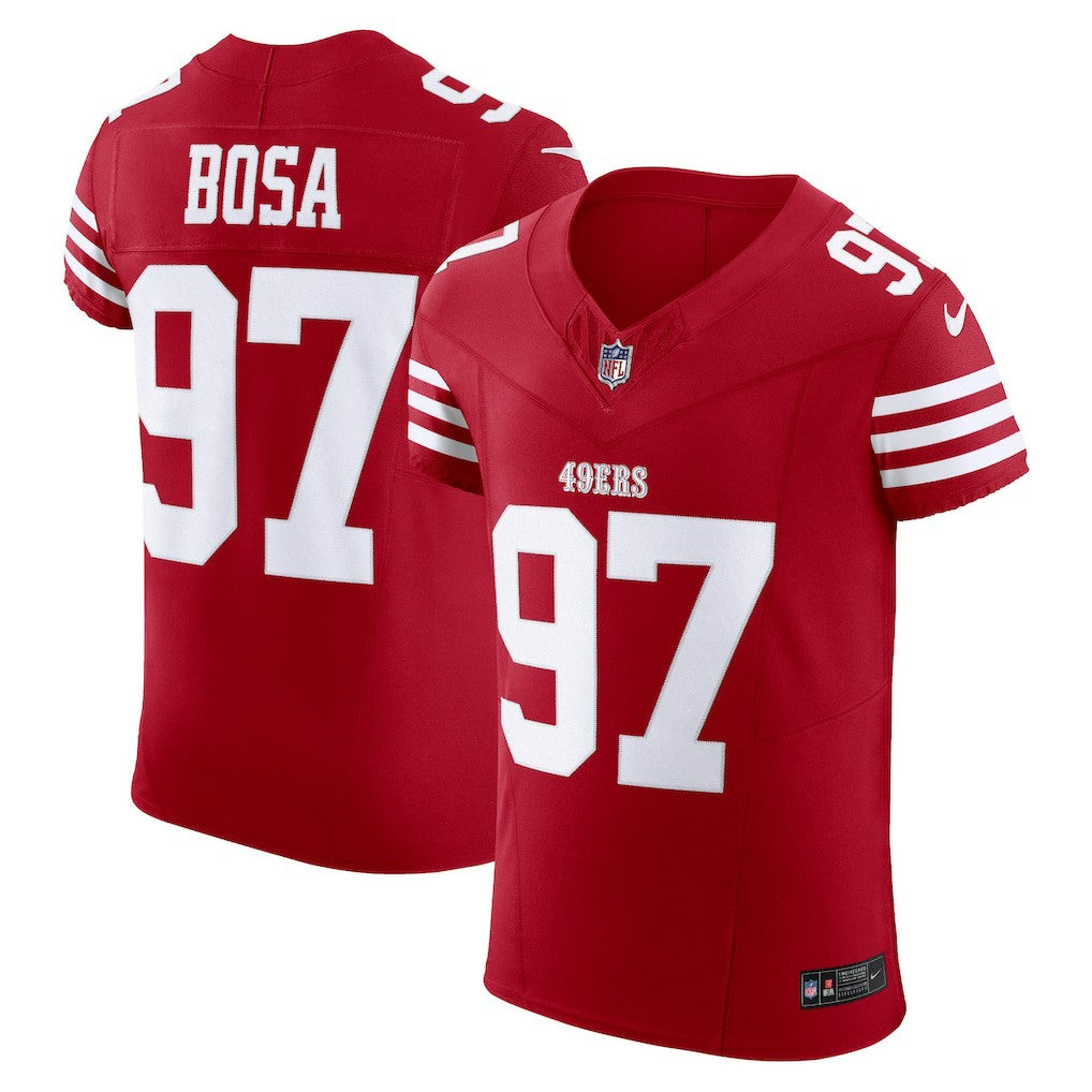 Nick Bosa San Francisco 49ers Vapor F.U.S.E. Elite Jersey - Scarlet - Nike